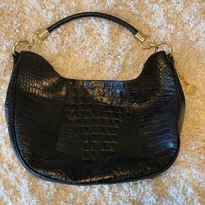 Brahmin Croc-Embossed Purse